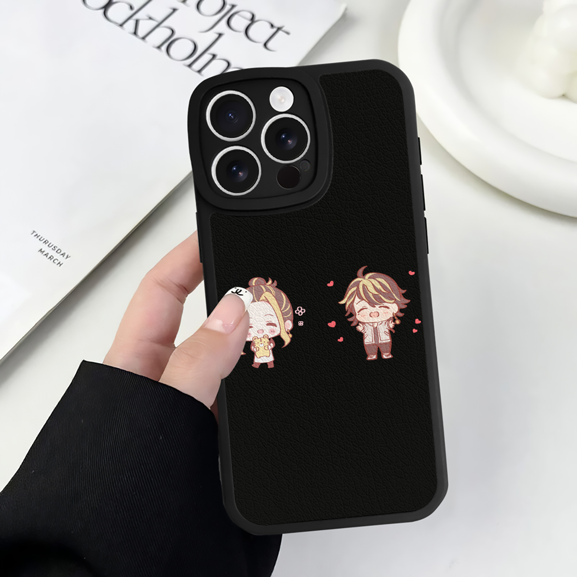 （画像用） 東京リベンジャーズ Tokyo Revengers 【iPhone 16シリーズ対応】シリコンスマホケース（レザー調） 材質：シリコン